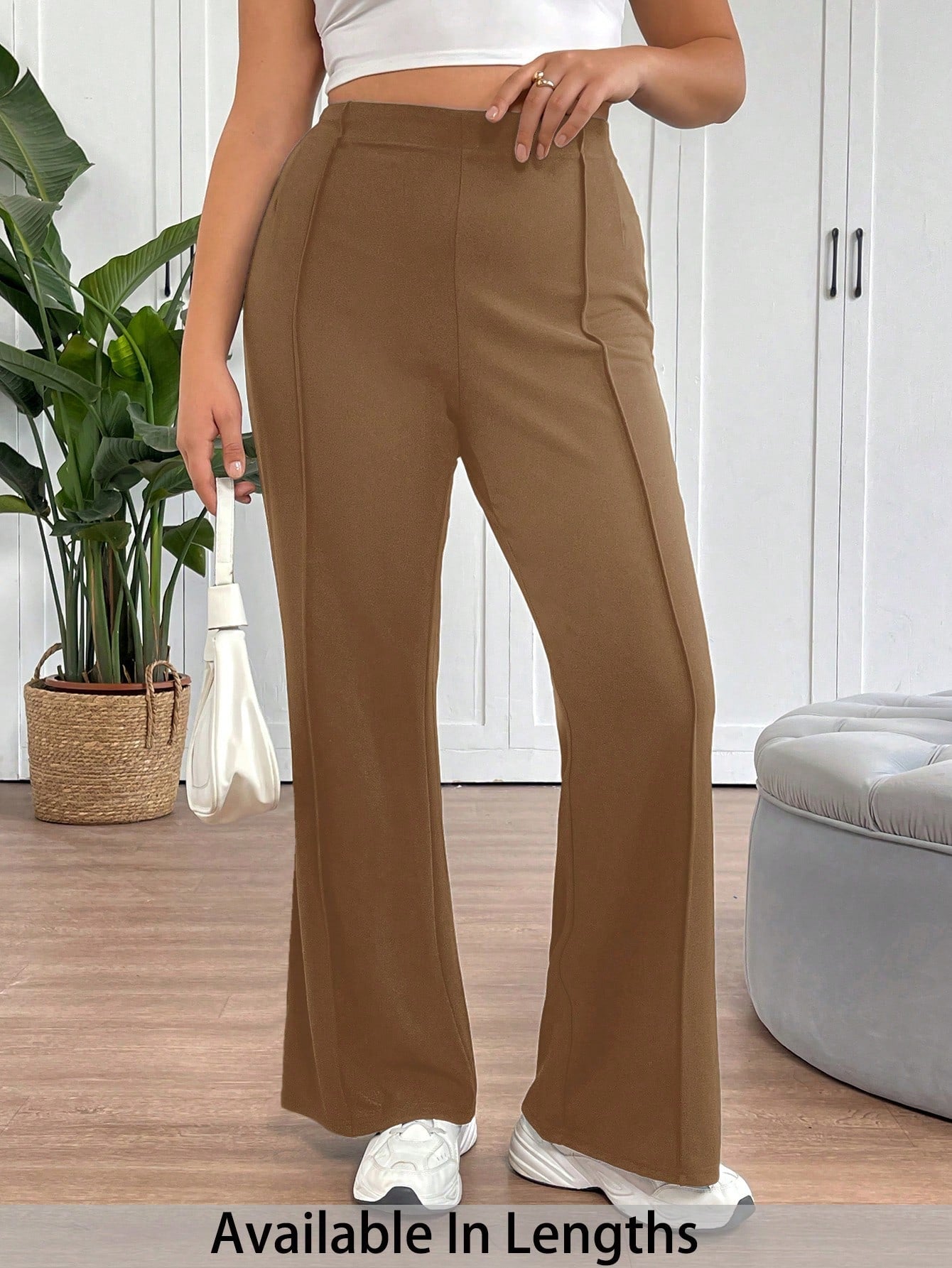 بنطلون SHEIN Tall CURVE واسع
