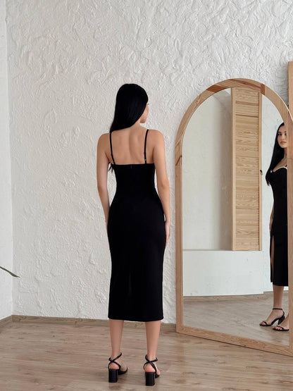 فستان مع ستراس ✨