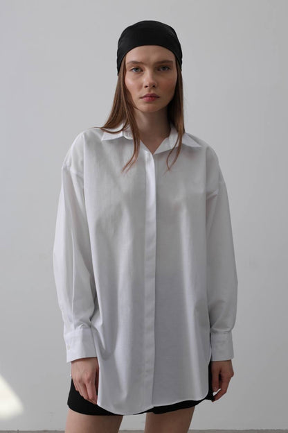 قميص بيسك اوفر سايز✨