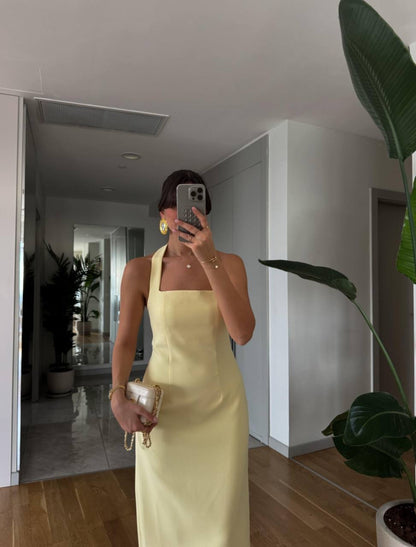 فستان ربطة على الرقبة ✨