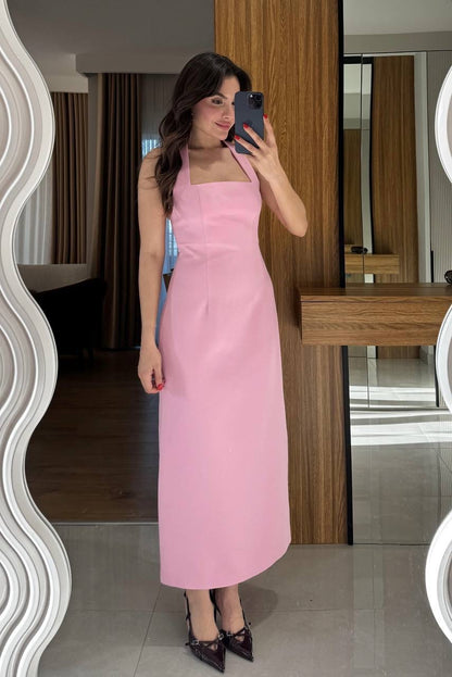 فستان ربطة على الرقبة ✨