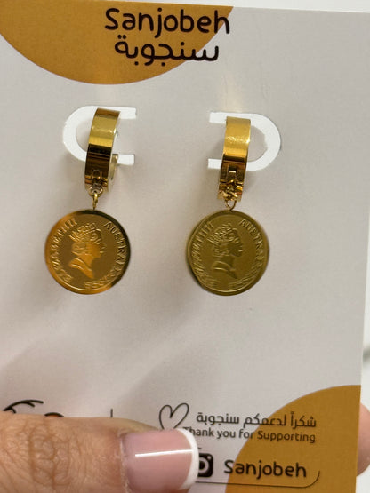 حلق الليرة المميز ✨