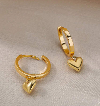 حلق القلب الذهبي✨