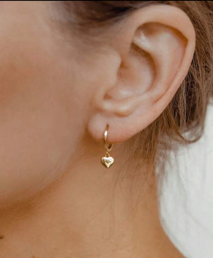 حلق القلب الذهبي✨